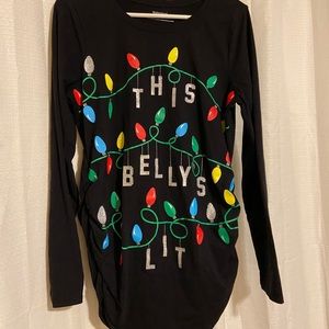 Maternity Christmas shirt